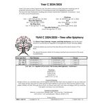 Year C Time After Epiphany 24-25