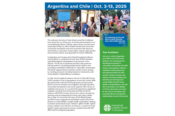 Argentina & Chile Donor Immersion Trip 2025