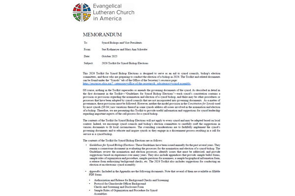 2026 Toolkit for Synod Bishop Elections PDF