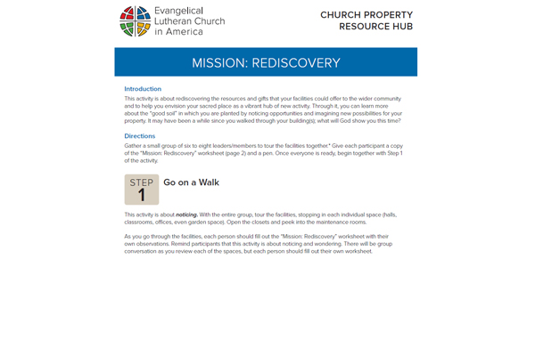 Resource: Mission Rediscovery