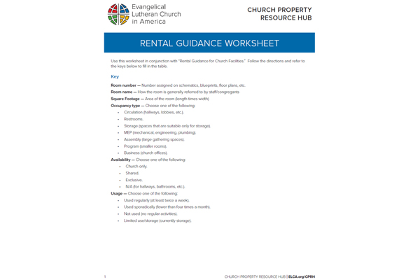 Resource: Rental Guidance Worksheet