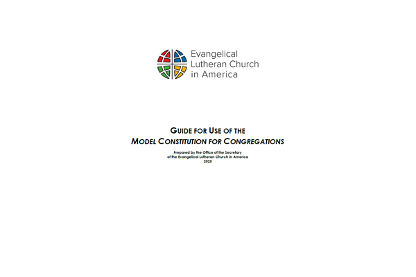 Guide for Use of the Model Constitution for Congregations