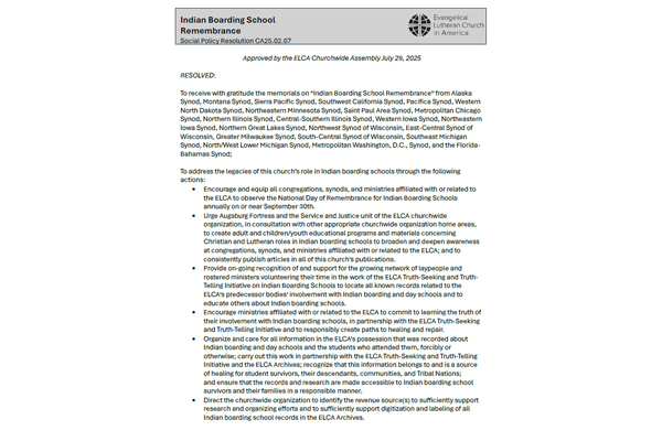 Indian Boarding School Remembrance