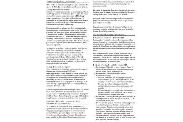 General Instructions 2025 – Spanish