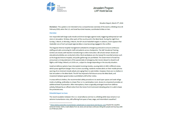 Situation Report March 02, 2026