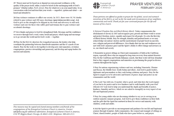 February 2026  Letter