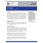 Corporate Social Responsibility - Environment Social Criteria Investment Screen